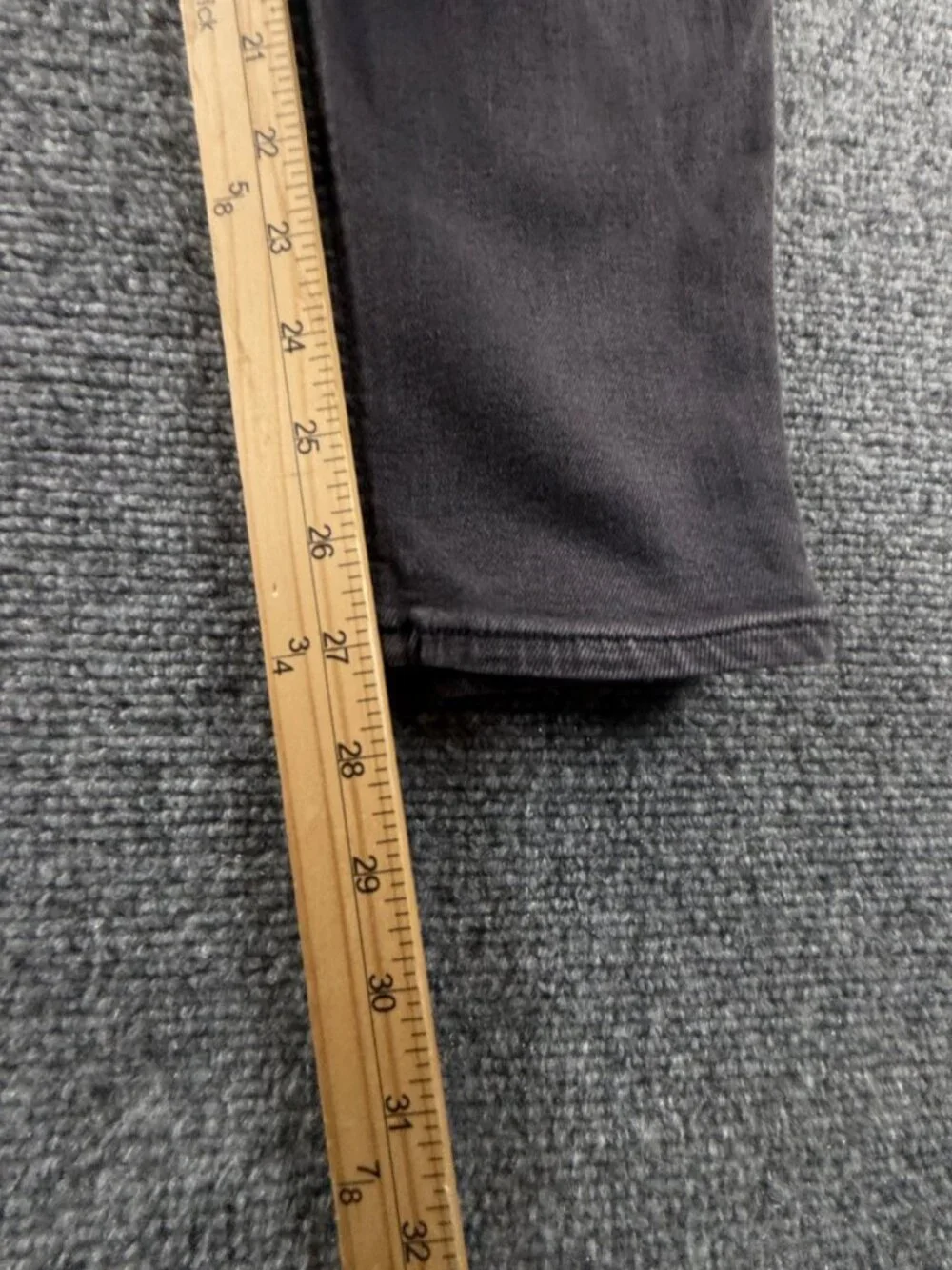 Rag & Bone Gray Nina High Rise Ankle Skinny Jeans Cotton Spandex ACTL 31X27